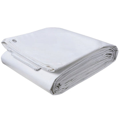 Тент тарпаулін з люверсами 4х3м, 150г/м2 / Універсальний брезент для накриття / Тент будівельний