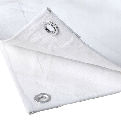 Тент тарпаулін з люверсами 4х3м, 150г/м2 / Універсальний брезент для накриття / Тент будівельний