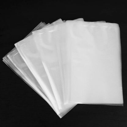50 шт Рифлені пакети для вакууматора 20х15см / Вакуумні пакети для продуктів / Пакети для вакуумування