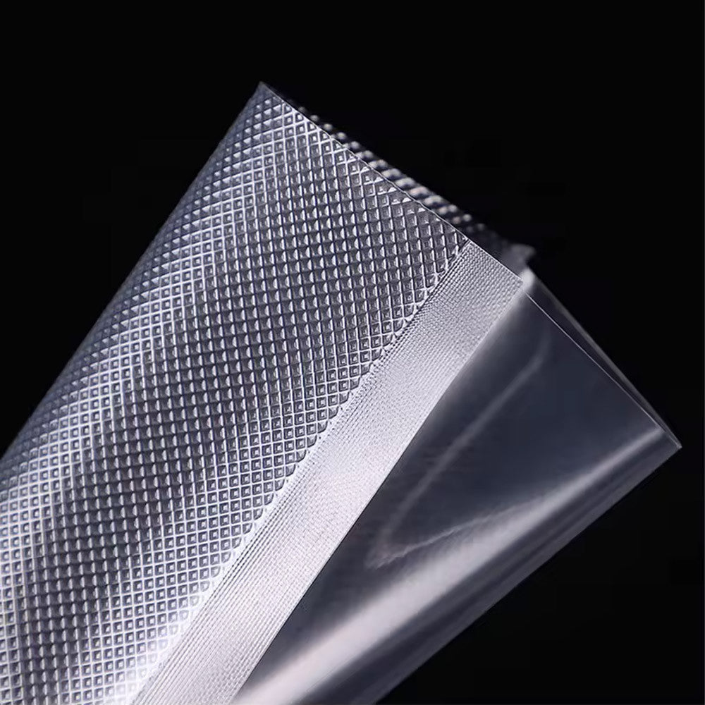 50 шт Рифлені пакети для вакууматора 20х15см / Вакуумні пакети для продуктів / Пакети для вакуумування