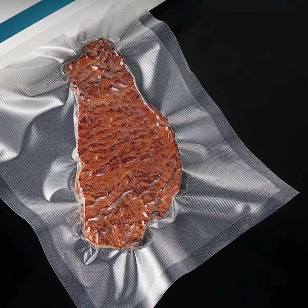 50 шт Рифлені пакети для вакууматора 20х15см / Вакуумні пакети для продуктів / Пакети для вакуумування