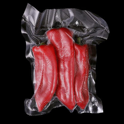 50 шт Рифлені пакети для вакууматора 20х15см / Вакуумні пакети для продуктів / Пакети для вакуумування