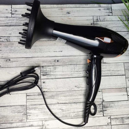 Фен для волосся 3000 Вт з 2 насадками CB-2310 / Професійний фен з дифузором / Фен з холодним обдуванням