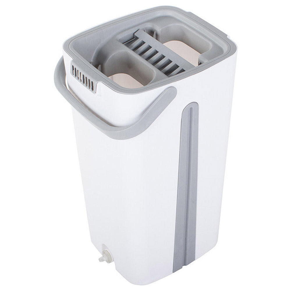 Швабра з автоматичним віджимом та відром 6л / Швабра ледарка / Комплект для прибирання швабра та відро