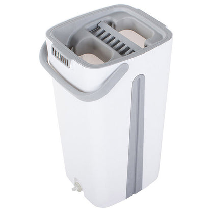 Швабра з автоматичним віджимом та відром 6л / Швабра ледарка / Комплект для прибирання швабра та відро