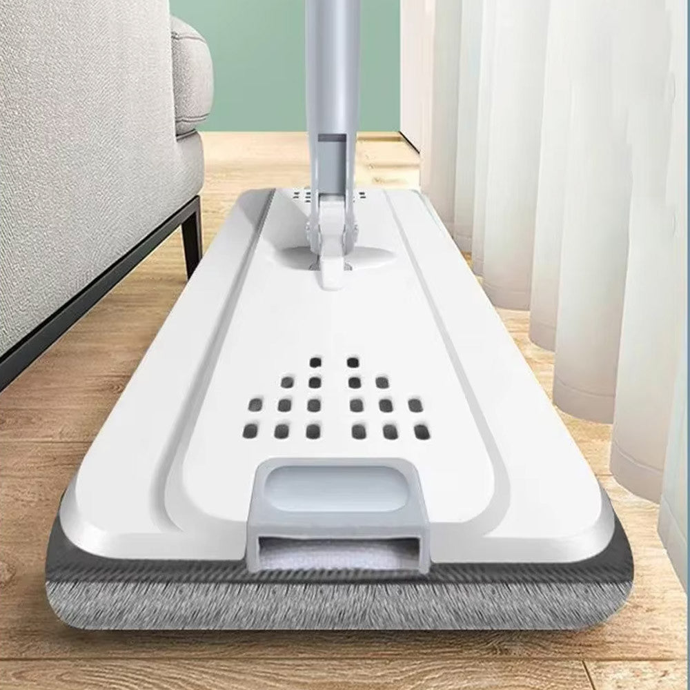 Швабра з автоматичним віджимом та відром 6л / Швабра ледарка / Комплект для прибирання швабра та відро