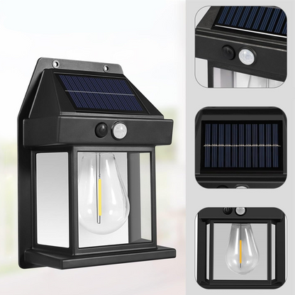 Вуличний світильник на сонячній батареї з датчиком руху, SOLAR WALL LAMP ВK-888 / Ліхтар акумуляторний