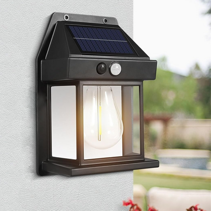 Вуличний світильник на сонячній батареї з датчиком руху, SOLAR WALL LAMP ВK-888 / Ліхтар акумуляторний
