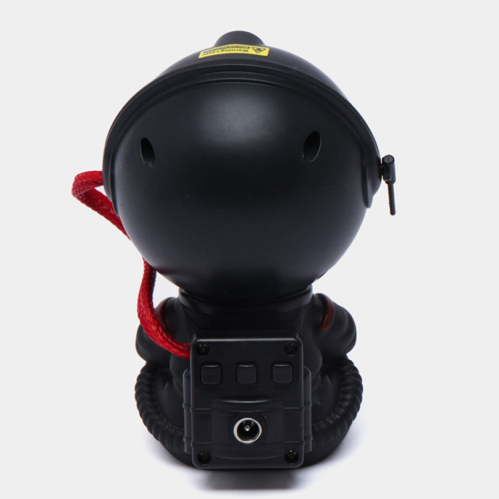 Нічник проектор зоряного неба Космонавт, з USB та пультом, Чорний / Нічник зоряне небо / Нічний світильник Астронавт