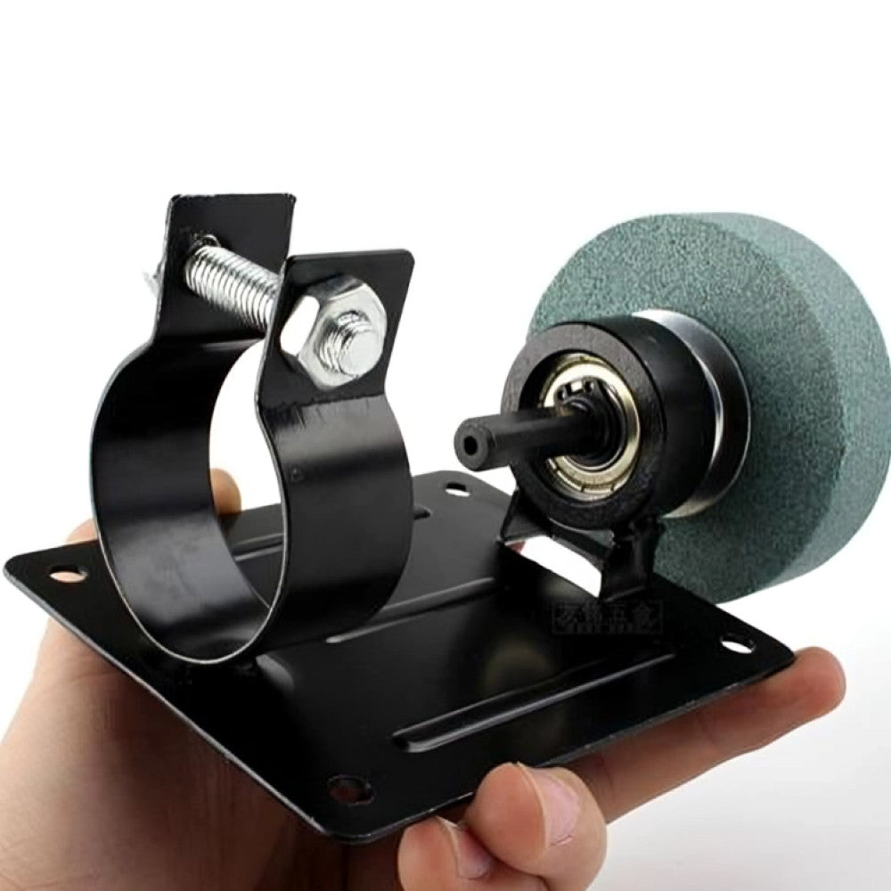 Настільна насадка на дриль з точильним каменем / Насадка для заточування свердлів / Тримач для дриля
