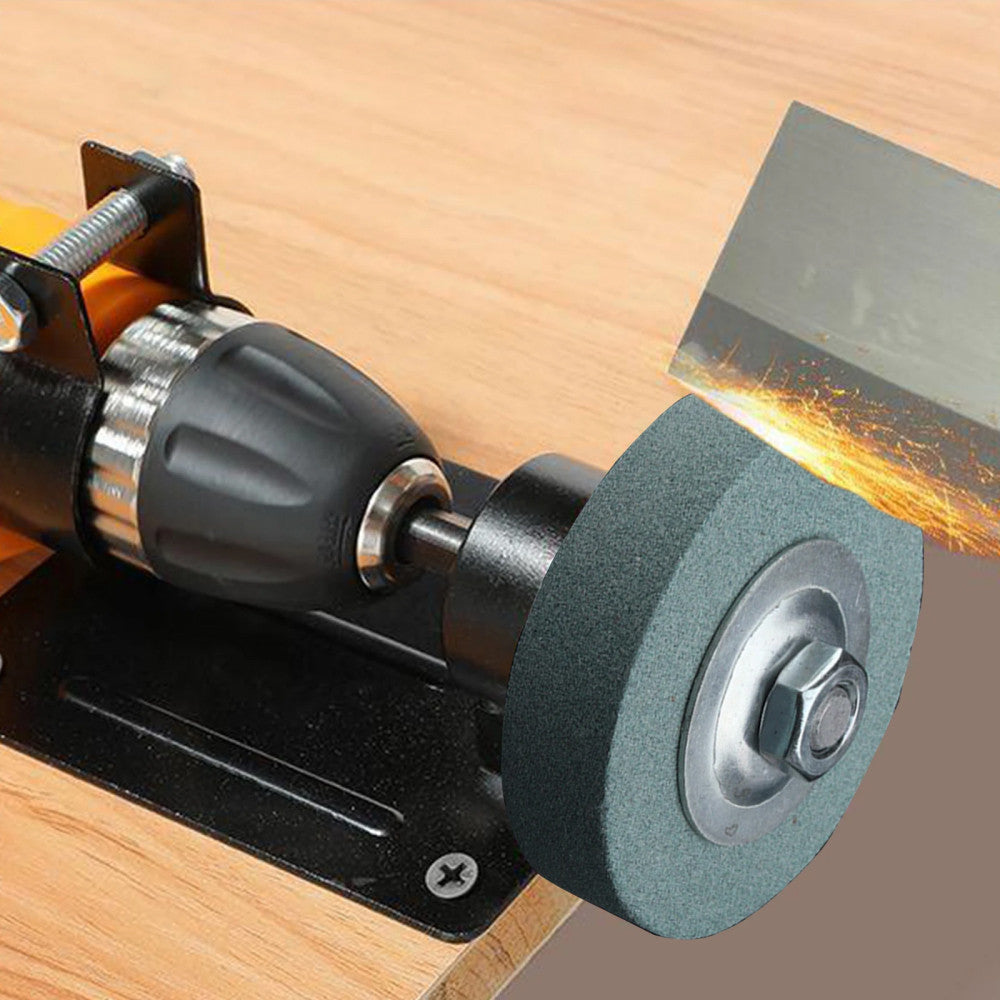 Настільна насадка на дриль з точильним каменем / Насадка для заточування свердлів / Тримач для дриля