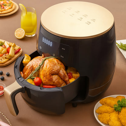 Аерофритюрниця на 6л, 2600Вт, від мережі, S-18 / Електрична фритюрниця без олії / Аерогриль / Мультипіч