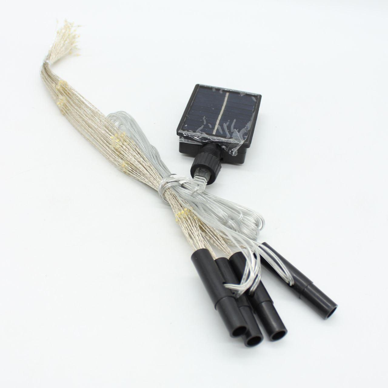 Набір 4шт Садовий світильник на сонячній батареї, 58 см, Кульбаба / LED світильник вуличний