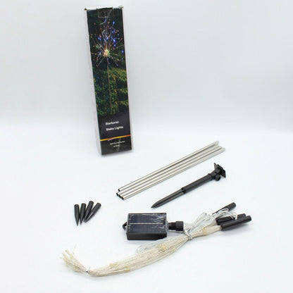 Набір 4шт Садовий світильник на сонячній батареї, 58 см, Кульбаба / LED світильник вуличний