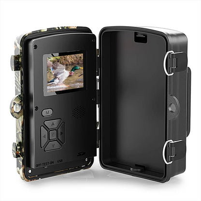 Фотопастка для тварин з датчиком руху 16Мп, від батарейок, DL-001 / Мисливська камера з нічним баченням