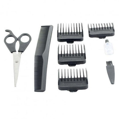 Професійна машинка для стрижки волосся MS 3302 з 4 насадками / Чоловічий тример для стрижки волосся