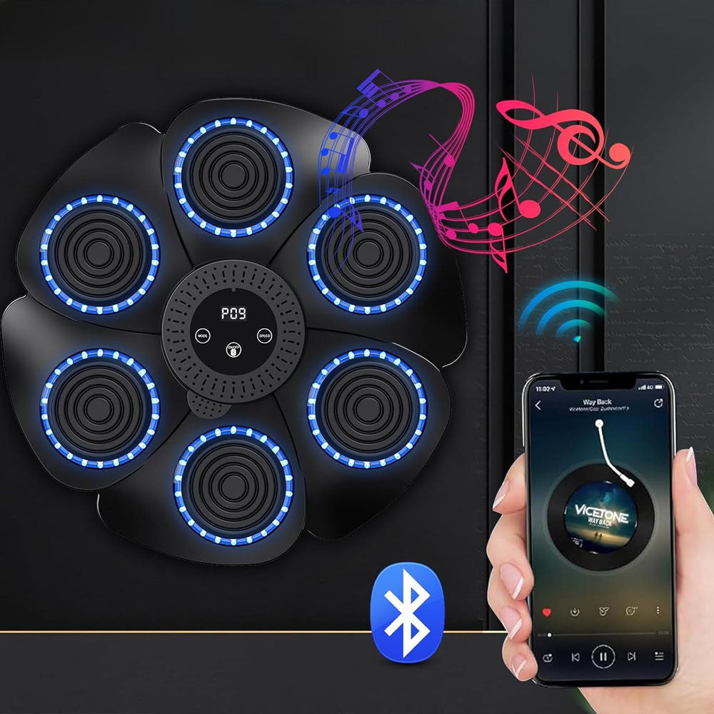 Настінна мішень для боксу з Bluetooth / Тренажер для боксу з музикою / Музичний боксерський тренажер