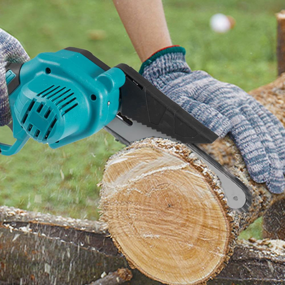 Універсальний комплект 2в1: Ланцюгова пила + Секатор акумуляторний, 2 АКБ 48V, в кейсі / Акумуляторна міні пила / Садовий секатор