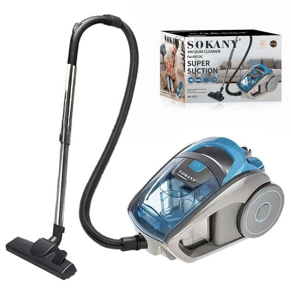 Пилосос контейнерний V-TEKK GD-1604 4000Вт / Побутовий пилосос без мішка / Потужний пилосос для дому