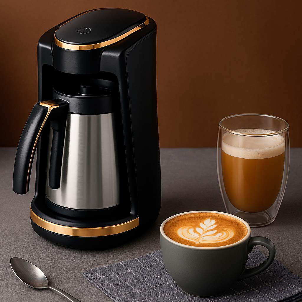 Кавоварка-турка Sokany SK-09049, 250 мл, 550 Вт / Електротурка / Турка електрична