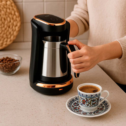 Кавоварка-турка Sokany SK-09049, 250 мл, 550 Вт / Електротурка / Турка електрична