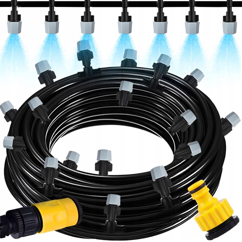 Система туманоутворення 10м, 10 форсунок "Оазис" / Садовий туманоутворювач / Система поливу саду