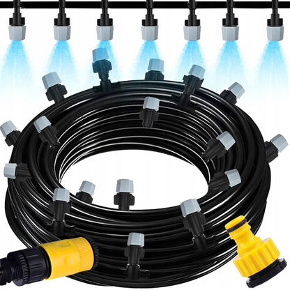 Система туманоутворення 10м, 10 форсунок "Оазис" / Садовий туманоутворювач / Система поливу саду