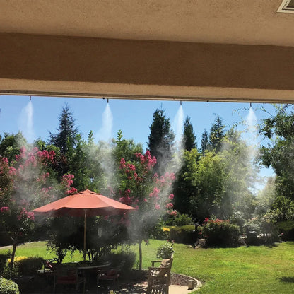 Система туманоутворення 10м, 10 форсунок "Оазис" / Садовий туманоутворювач / Система поливу саду