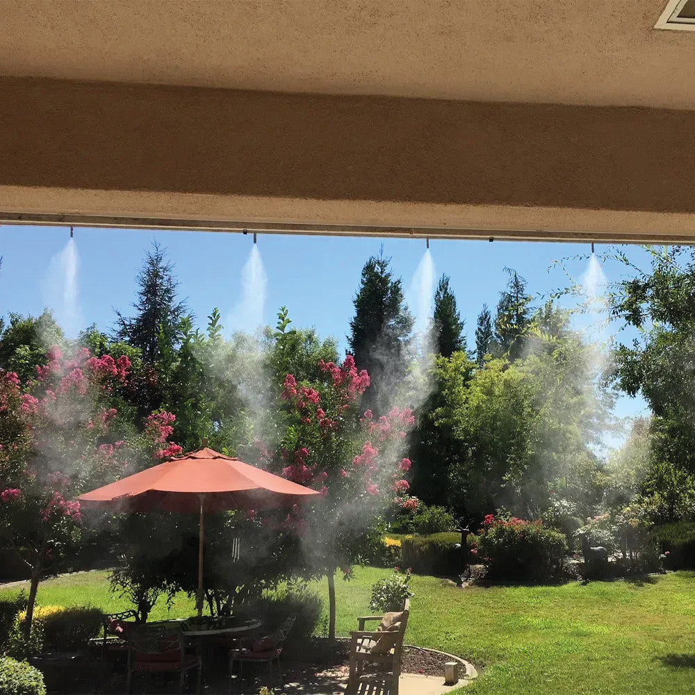 Система туманоутворення 10м, 10 форсунок "Оазис" / Садовий туманоутворювач / Система поливу саду