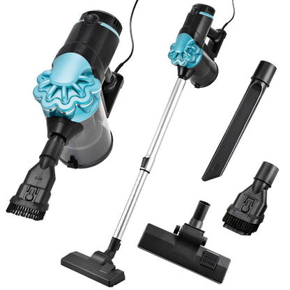 Вертикальний пилосос + 3 насадки, 5200 Вт, від мережі, GB-9904 / Ручний пилосос без мішка / Пилосос для дому