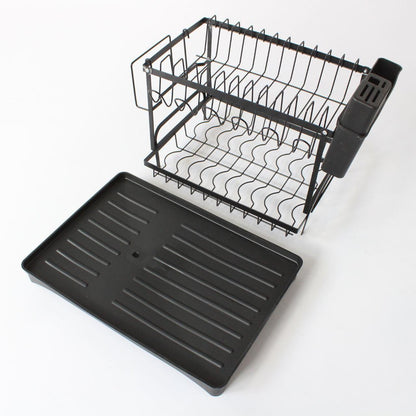 Двоярусна сушарка для посуду 42х33х29см, JYG 505VENH7 / Кухонний органайзер для посуду