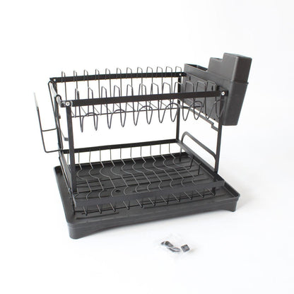 Двоярусна сушарка для посуду 42х33х29см, JYG 505VENH7 / Кухонний органайзер для посуду