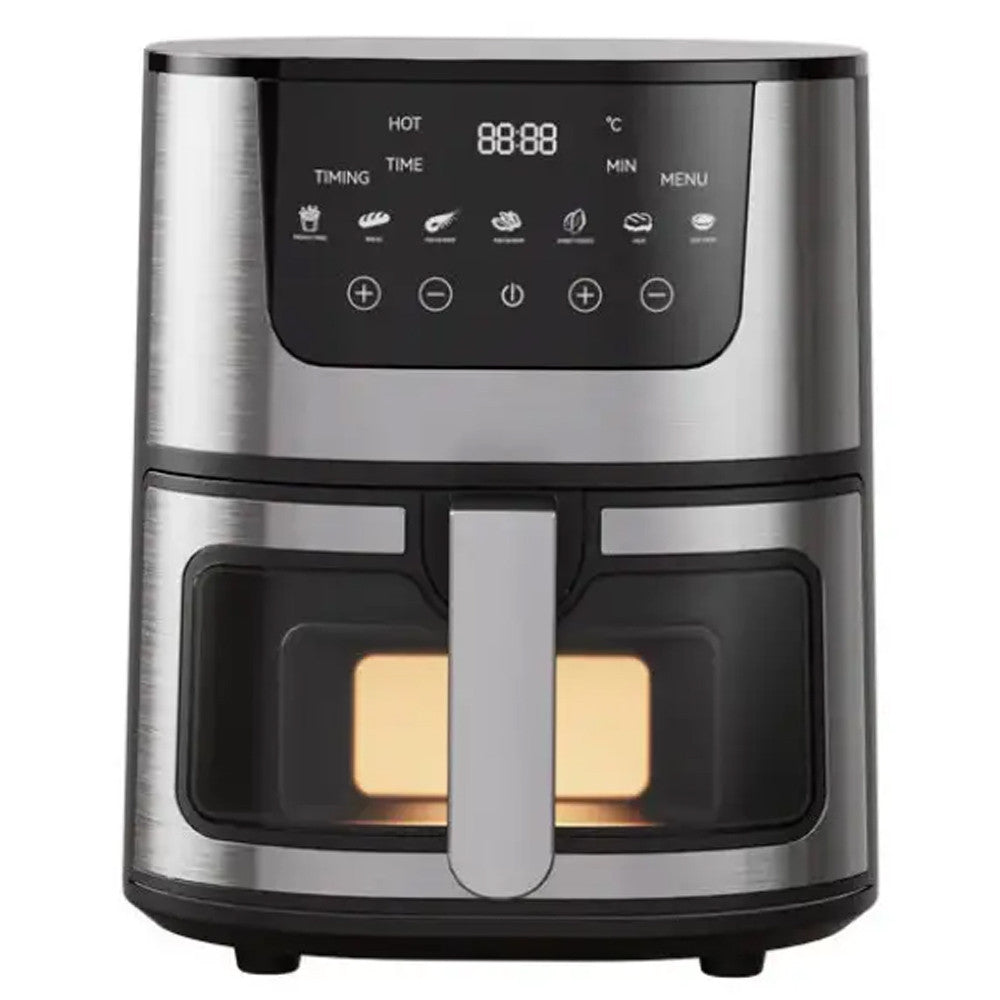 Аерофритюрниця 8л, 4200Вт, Rainberg RB-2268 / Сенсорна фритюрниця без олії / Мультипіч / Аерогриль