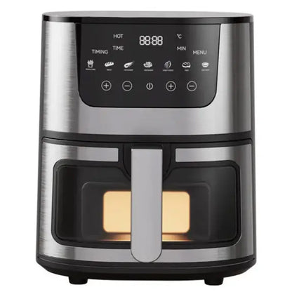 Аерофритюрниця 8л, 4200Вт, Rainberg RB-2268 / Сенсорна фритюрниця без олії / Мультипіч / Аерогриль