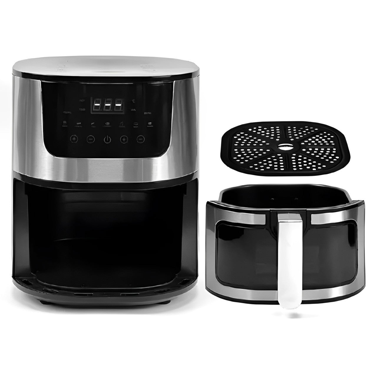 Аерофритюрниця 8л, 4200Вт, Rainberg RB-2268 / Сенсорна фритюрниця без олії / Мультипіч / Аерогриль