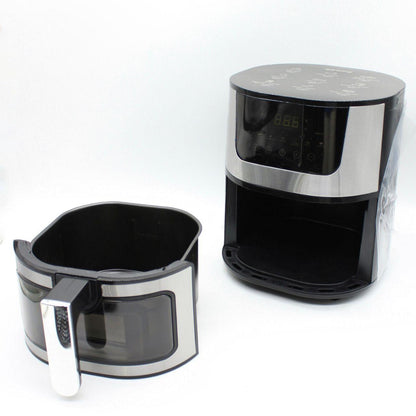 Аерофритюрниця 8л, 4200Вт, Rainberg RB-2268 / Сенсорна фритюрниця без олії / Мультипіч / Аерогриль