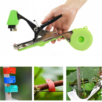 Степлер для підв'язування рослин + стрічка, Tapetool / Садовий степлер-тапенер для підв'язки винограду та овочів