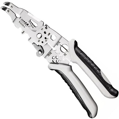 Багатофункціональні кліщі-стрипер 21см CH-51 / Плоскогубці / Стріпер для зачистки та обтискання проводів