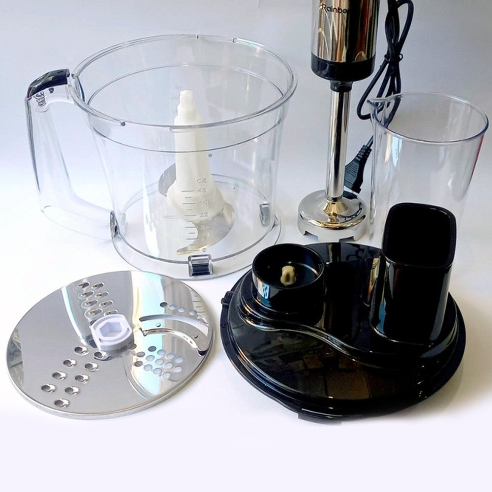 Блендер занурювальний 4в1 (1200Вт) Rainberg RB-2238 / Багатофункціональний блендер-подрібнювач / Ручний блендер