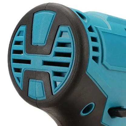 Акумуляторний будівельний фен в кейсі з 3 насадками та 2 АКБ 48В / Технічний фен / Фен промисловий / Термофен