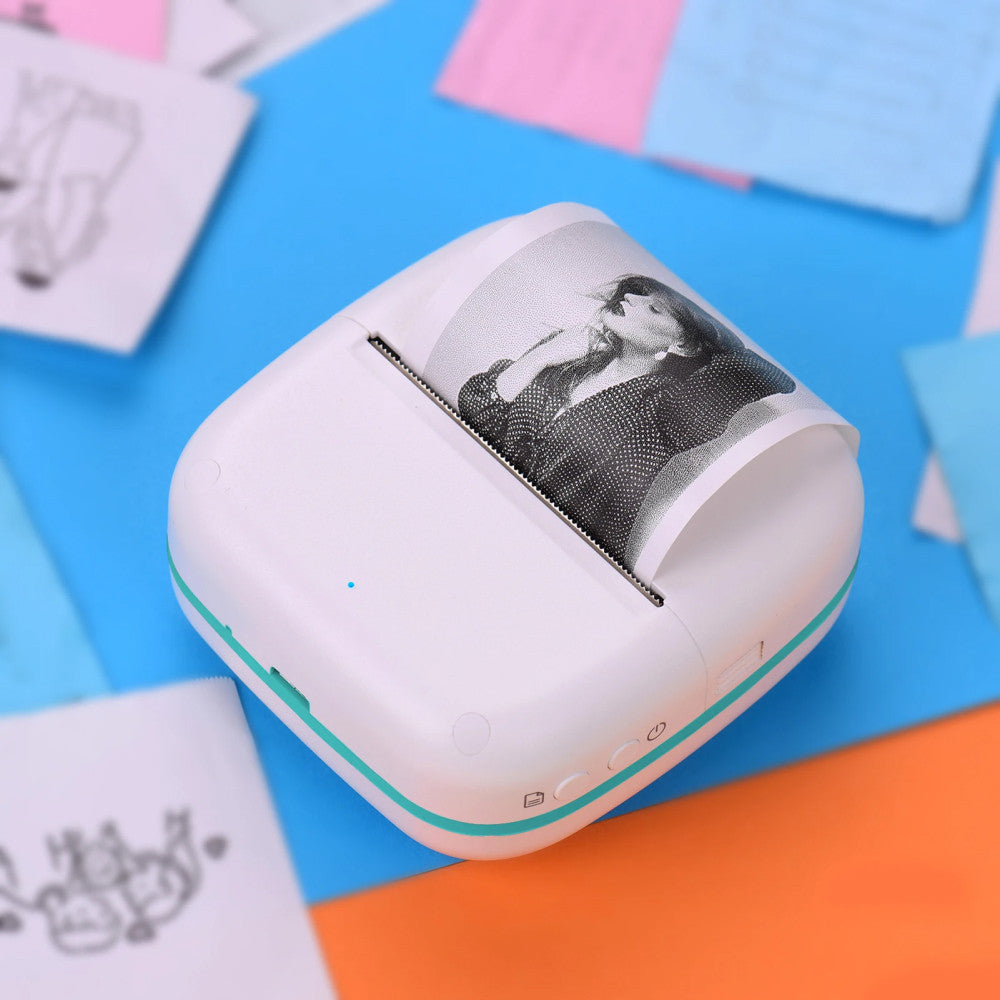 Термопапір для міні принтера 57х25мм, (довжина 5,85м) 1шт / Папір для термопринтера / Папір для міні принтера