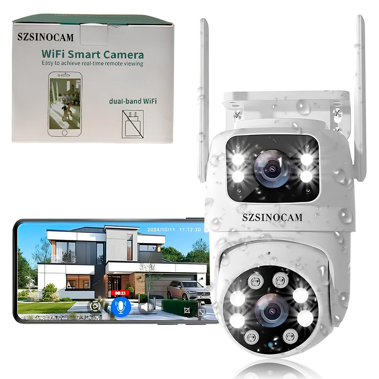 Бездротова поворотна WiFi камера SZSINOCAM TY-Q2 O-KAM Pro / Зовнішня камера відеоспостереження