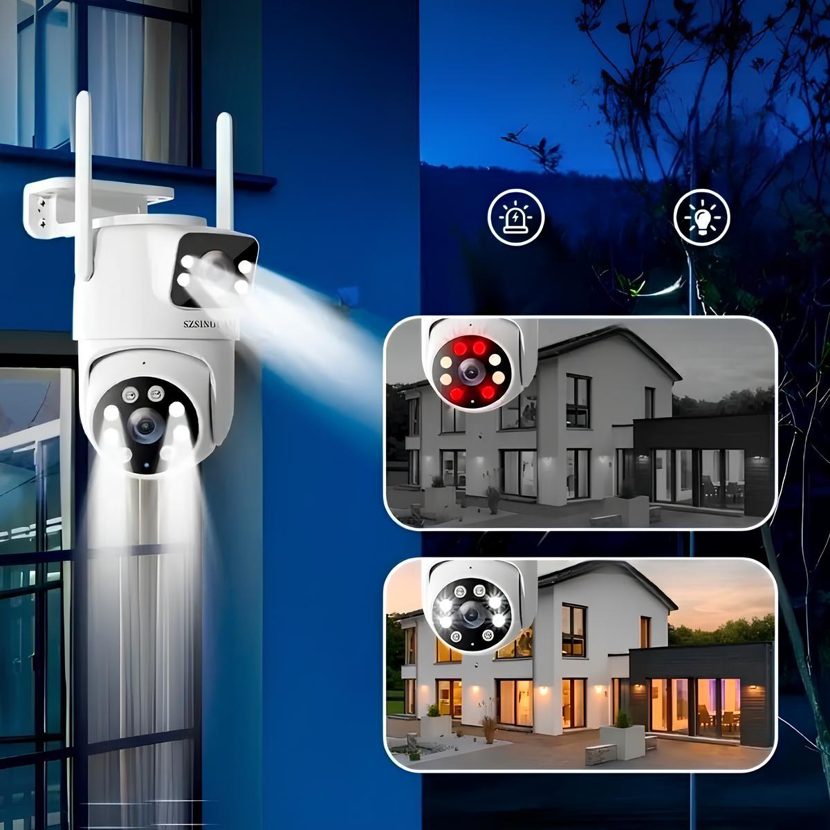 Бездротова поворотна WiFi камера SZSINOCAM TY-Q2 O-KAM Pro / Зовнішня камера відеоспостереження