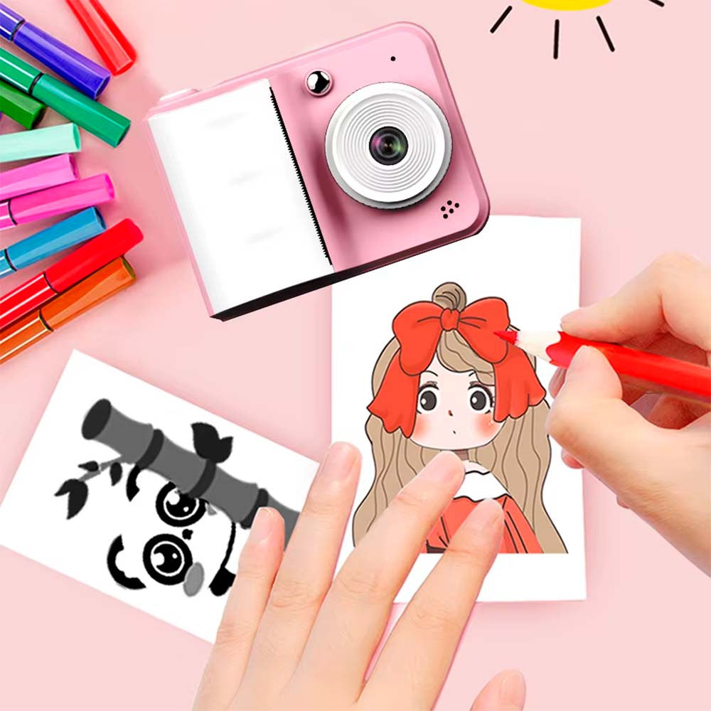 Фотоапарат моментального друку для дітей S7 + 3 рулони паперу / Фотоапарат термопринтер