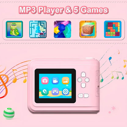 Фотоапарат моментального друку для дітей S7 + 3 рулони паперу / Фотоапарат термопринтер