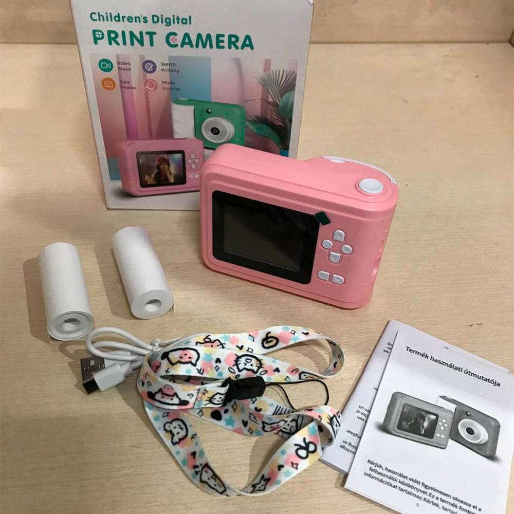 Фотоапарат моментального друку для дітей S7 + 3 рулони паперу / Фотоапарат термопринтер