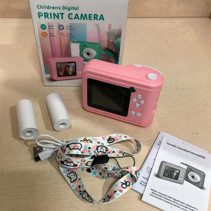 Фотоапарат моментального друку для дітей S7 + 3 рулони паперу / Фотоапарат термопринтер