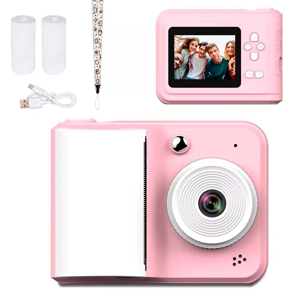 Фотоапарат моментального друку для дітей S7 + 3 рулони паперу / Фотоапарат термопринтер