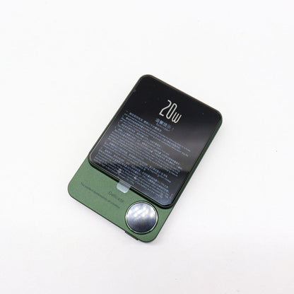 Повербанк бездротовий 20W, 10000 mAh, MagSafe, Зелений / Магнітний павербанк / УМБ / Портативний повер банк