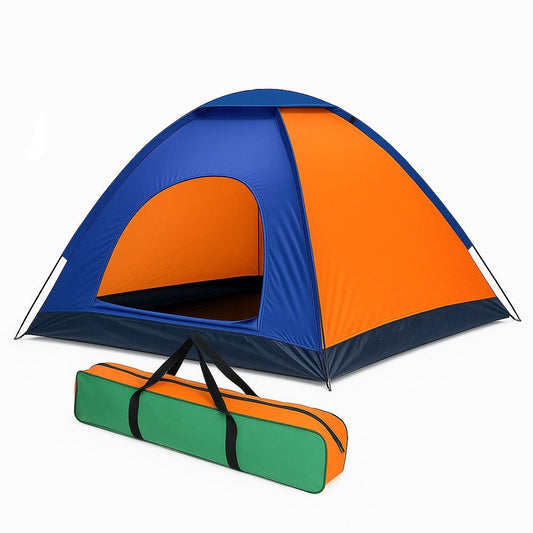 Намет 4-місний (200х200см) + чохол, Синій / Чотиримісний намет / Туристичний намет на 4 персони
